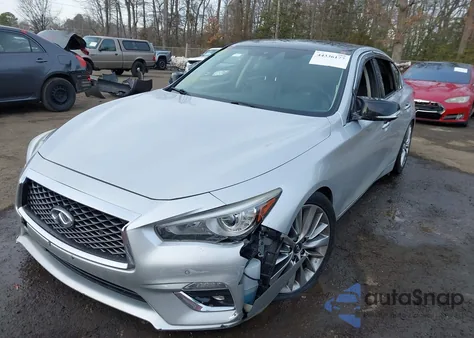 2018 Infiniti Q50 3.0T Luxe из США, поврежденный, VIN JN1EV7AP3JM351218